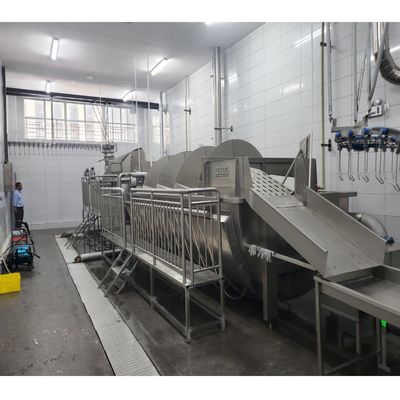 1500BPH 鶏の屠殺ライン SUS 304 鶏の調理機 CE 認証